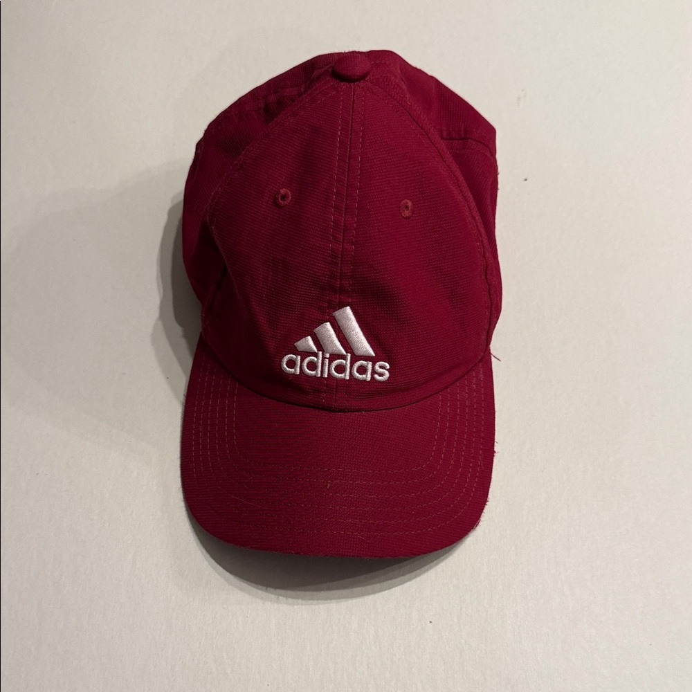 Adidas Maroon Cap with White Logo